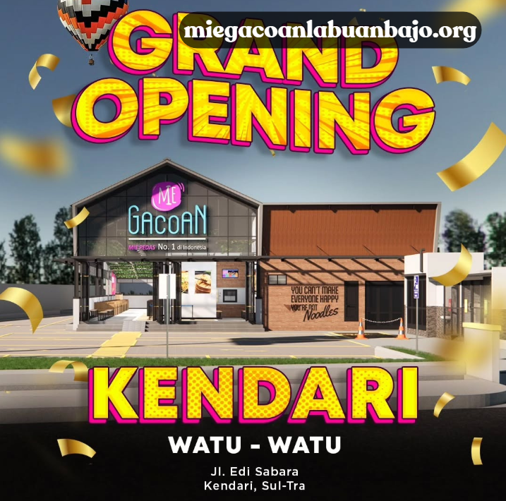 Mie Gacoan Kendari: Hadir di Watu-Watu dengan Sensasi Pedas